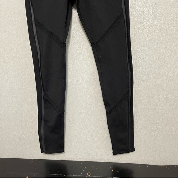 ALO Yoga High Rise Athletic Leggings Black Full Length Yoga Womens Medium - Picture 3 of 9